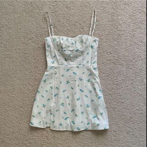 Mura Boutique blue floral dress